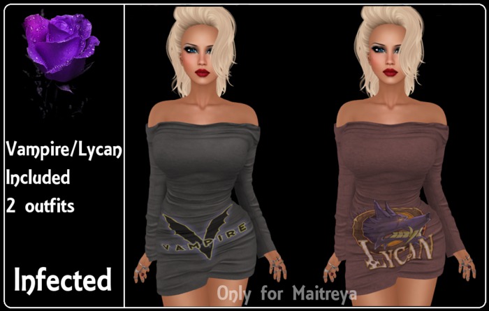 >>inFECTed<< - Vampire/Lycan Dress Maitreya