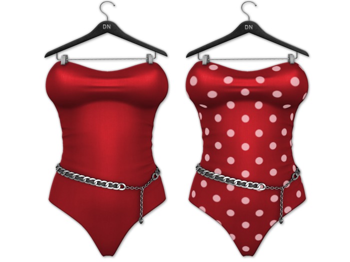 Ducknipple: Bodysuit v1 - Red