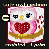 kids - cute owl cushion