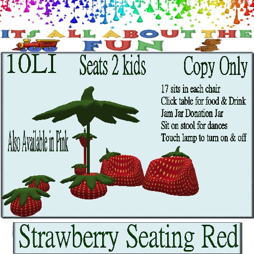 Red Strawberry Seating