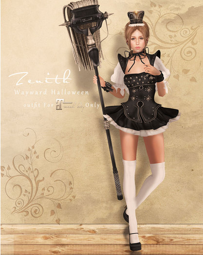 =Zenith=Devious Maids Dress (Black) - RARE