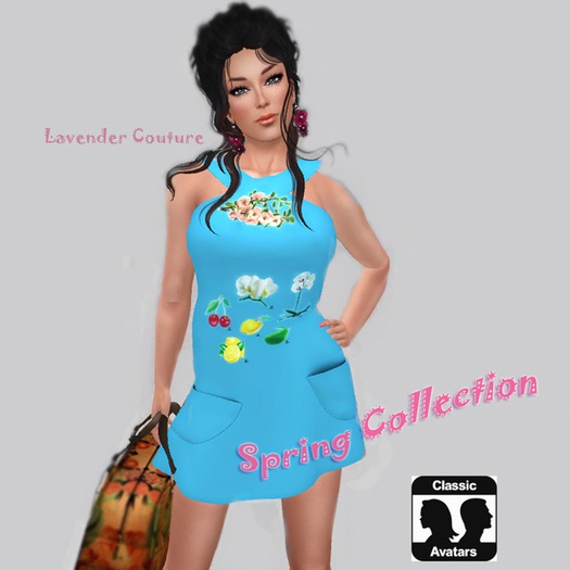 Promotion!! Spring Collection - Blue Mesh Dress