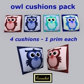 kids - owl cushions pack