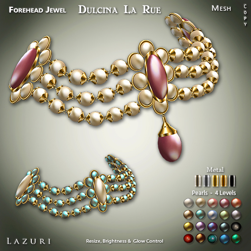 Lazuri Dulcina La Rue Forehead Jewel