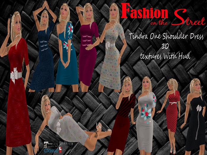 Tindra One Shoulder Dress With Hud