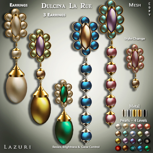 Lazuri Dulcina La Rue Earrings