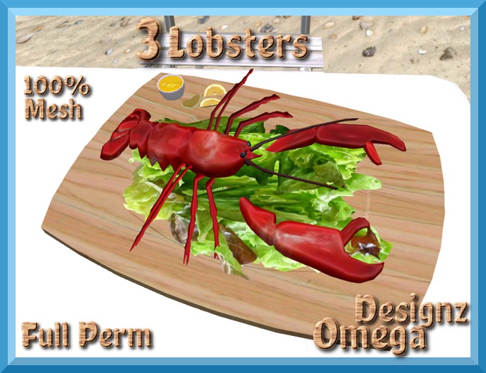 3 Lobsters v2 (100% Mesh Full Perm)