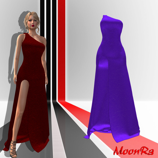 Moon® Purple Slit Gown