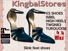 KS SHOES ISBEL HIGH HEELS TWGN83TURQUOISE