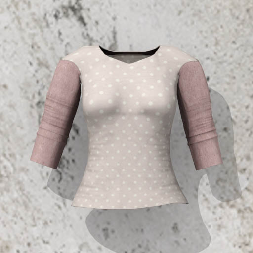 *LS* long T pink 2 tone