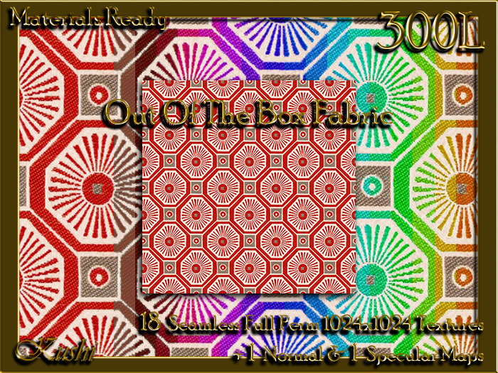 Out Of The Box Fabric Seamless Textures full perm