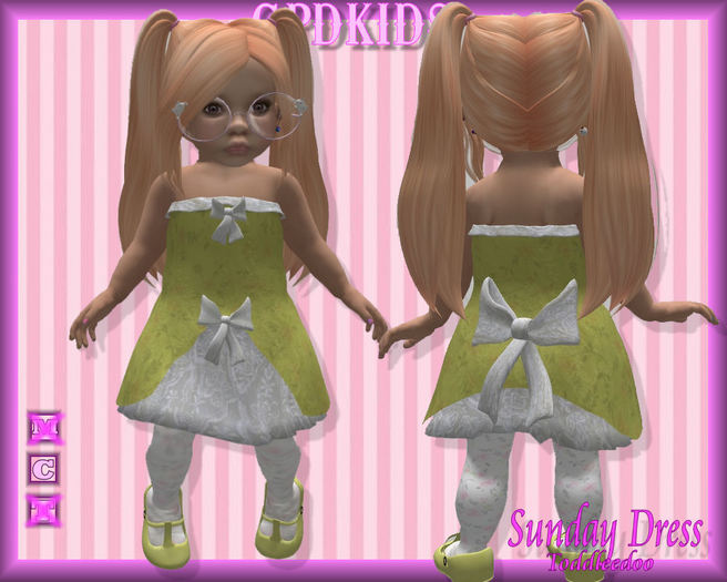 GPDKIDS Sunday Dress Yellow