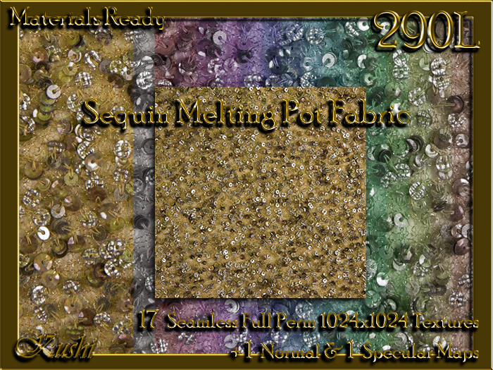 !Kushi! SequinMeltingPot Textures -WEAR TO UNPACK