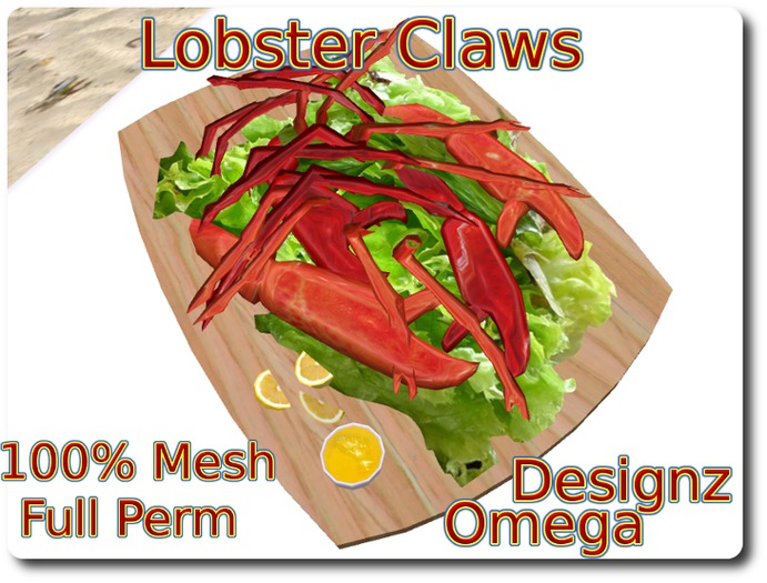 Full Perm Lobster Claws 100% Mesh