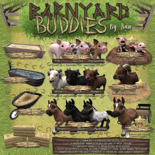 JIAN Barnyard Buddies :: Resting Ram RARE (BOX)