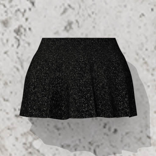 *LS* mini skirt black01