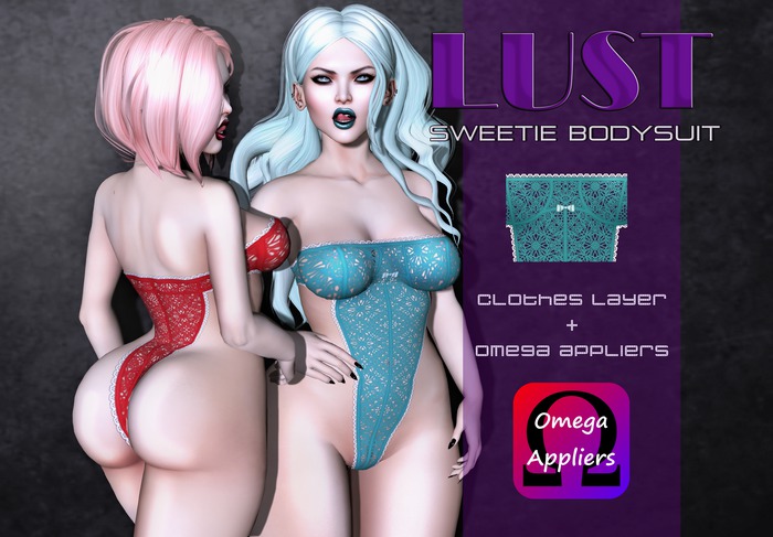 LUST SWEETIE BODYSUIT BLUE
