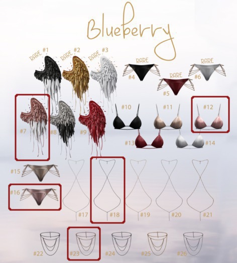 Blueberry - Oakley - Maitreya - PIXIE SET