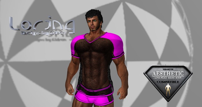 Mesh Sports Outfit Pink