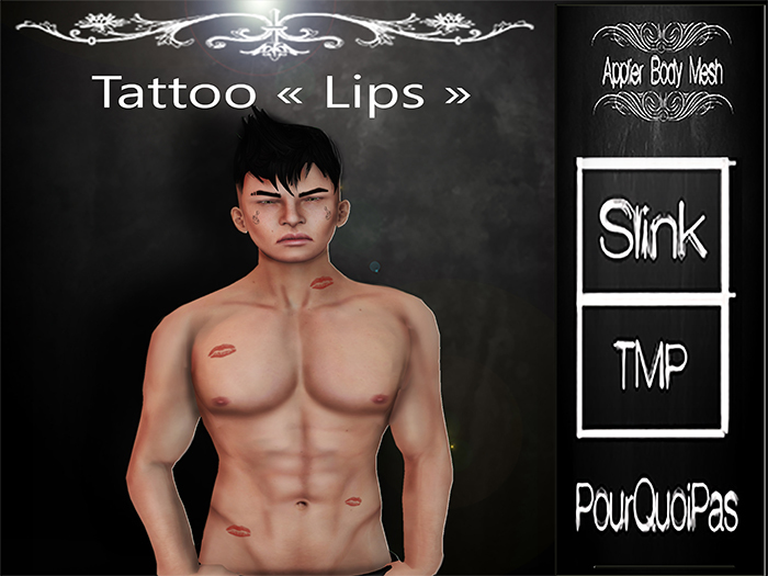 PourQuoiPas Tattoo "LIps "
