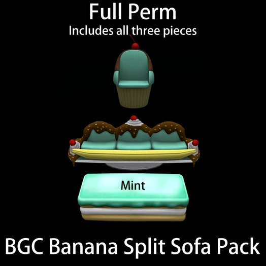 BGC Banana Split/Cupcake Pack - Mint