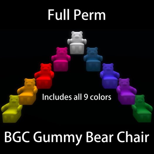 BGC Gummy Bear Chair Pack