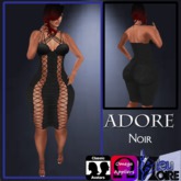  {BN} Adore Dress- Noir 