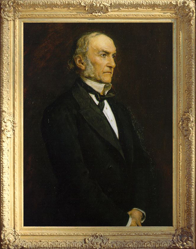 Millais Gladstone Painting with frame