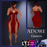 {BN} Adore Dress- Crimson