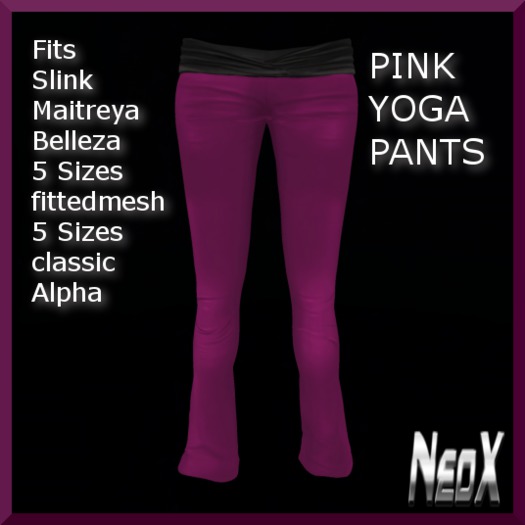 PINK YOGA PANTS
