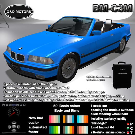 G&D MOTORS BM-C3M