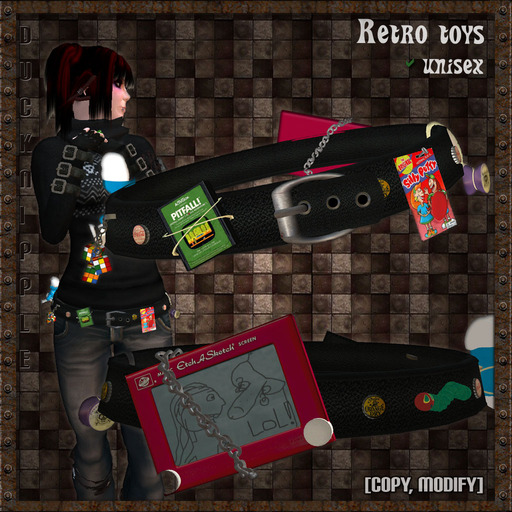 Retro toys belt