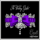 CB~The Wedding Garter Purple(box)
