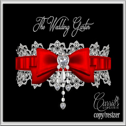 CB~The Wedding Garter Red(box)