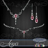 ::: Krystal ::: Anya - Jewelry Set - Platinum - Multi (Simple)