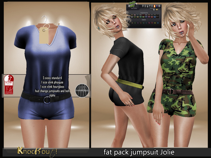 *KNOCKOUT!  FAT PACK JUMPSUIT JOLIE