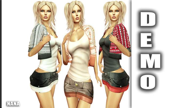 Braham Design NANA DEMO Outfits Mesh