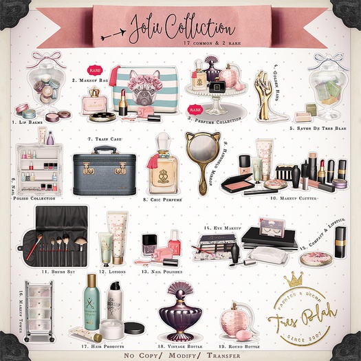 -tres blah- Jolie - Makeup Bag RARE