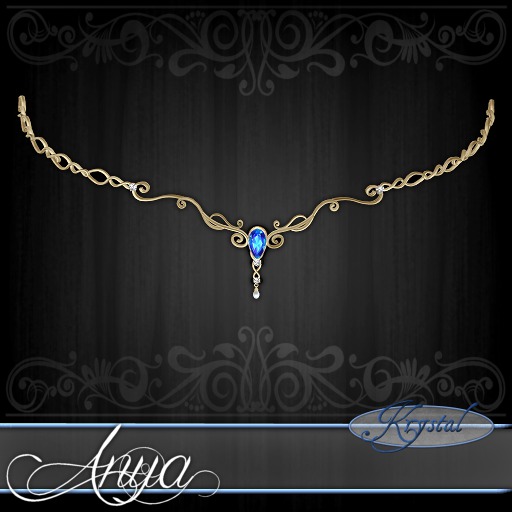 :::Krystal::: Anya - Circlet - Gold - Heliotrope
