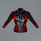 Red American Eagle Fitmesh Biker Jacket