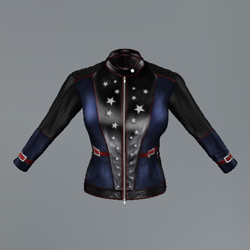 Blue American Eagle Fitmesh Biker Jacket