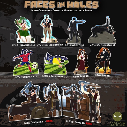 MadPea Faces In Holes "The Diva"