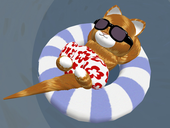 Cartoonimals Floating Cat