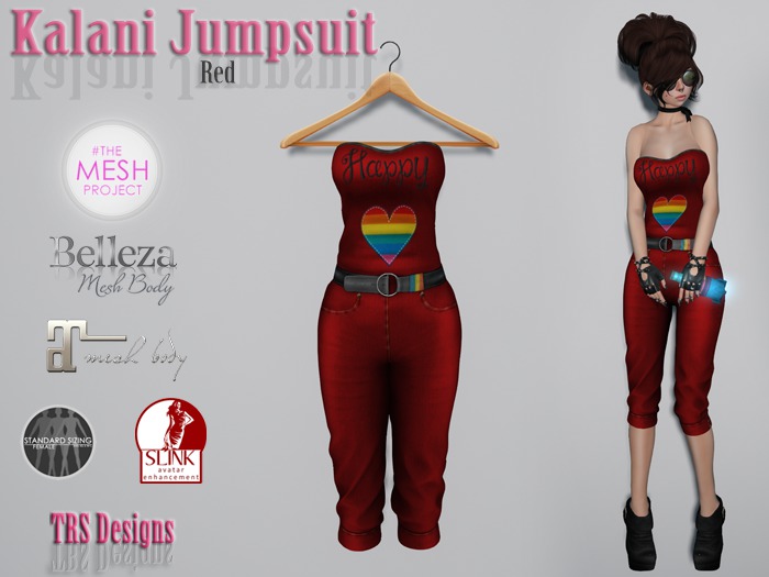Kalani Jumpsuit Red