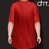 [DR]Shirt Long Bkt Red ::Mesh::
