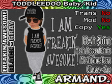 --ARMAND-- FREAKIN' AWESOME - BLACK-GRAY