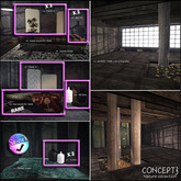 Concept} *03 Nature - Red Couch PG- RARE & 01.2X02.2X05.06.2X07