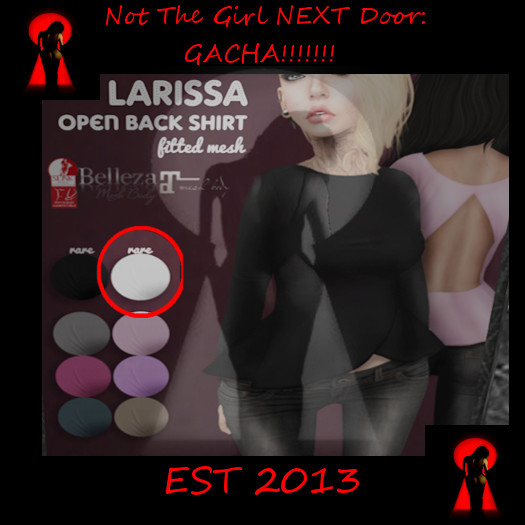 .:cheeky.. Larissa - open back Shirt! White RARE