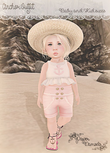 Paper Damsels Anchor Pink