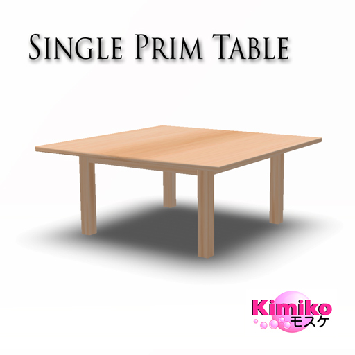 Single Prim Table